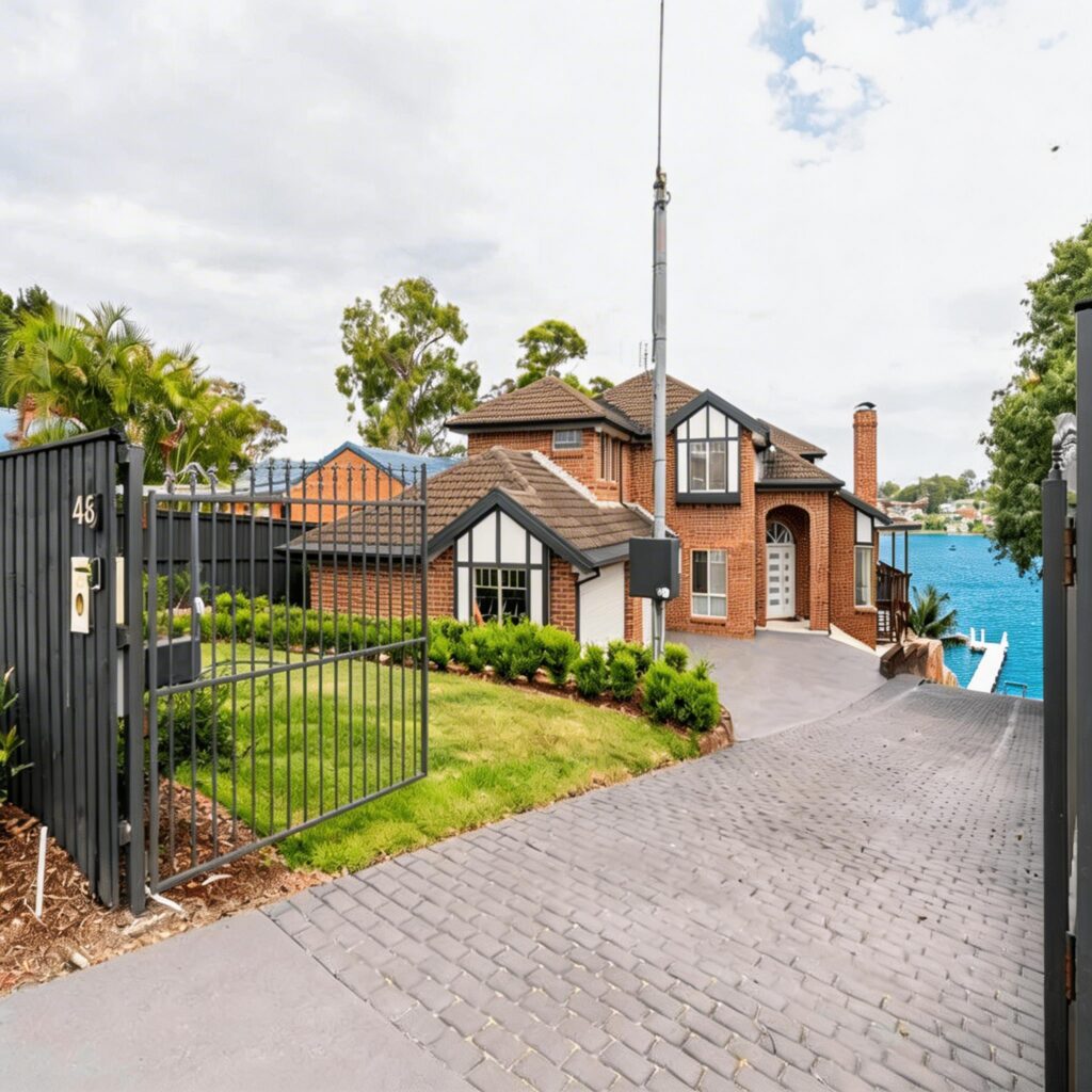 Front of the Lake House