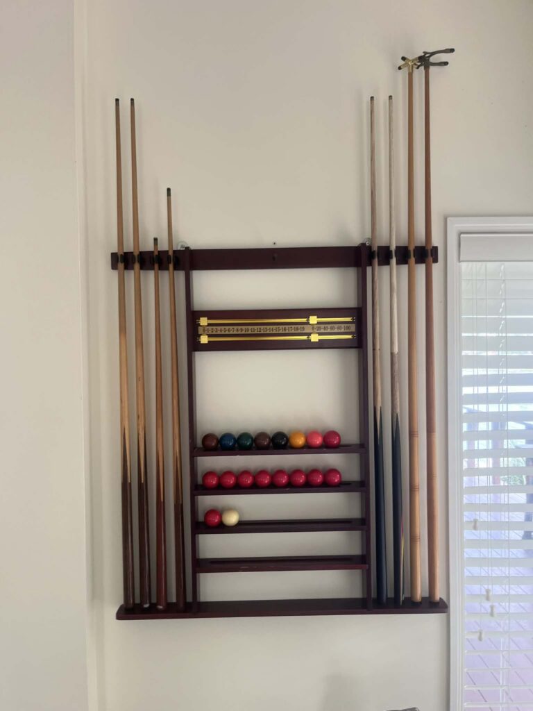 Pool Cue Rack