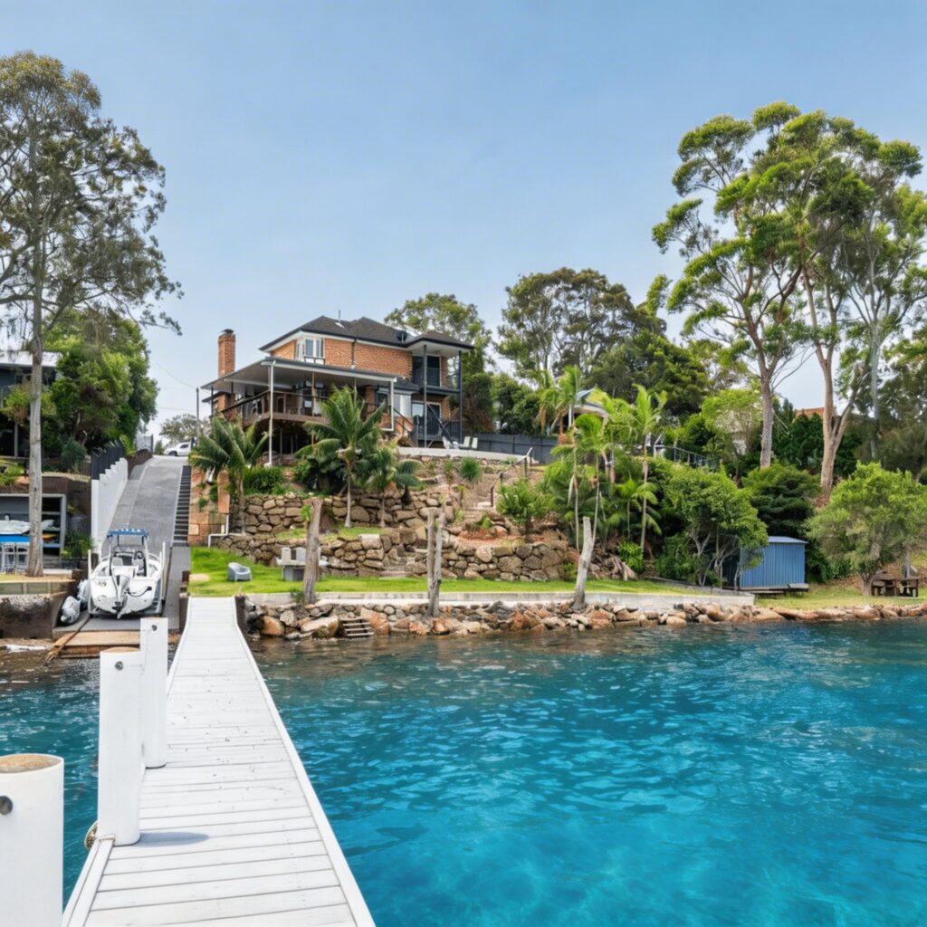 View From Jetty To House